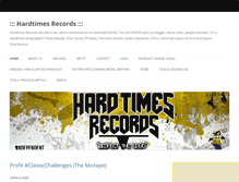 Tablet Screenshot of hardtimesrecords.net